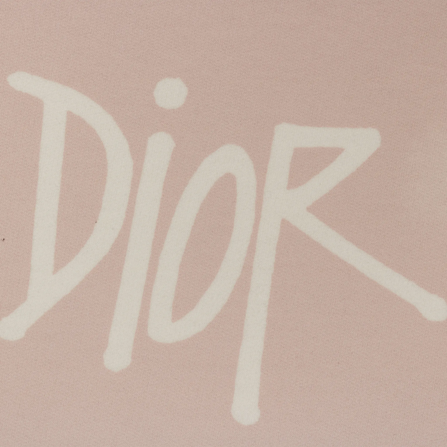 Preloved - Dior x Shawn Stussy Bee Garment-Dyed Pink Sweatshirt