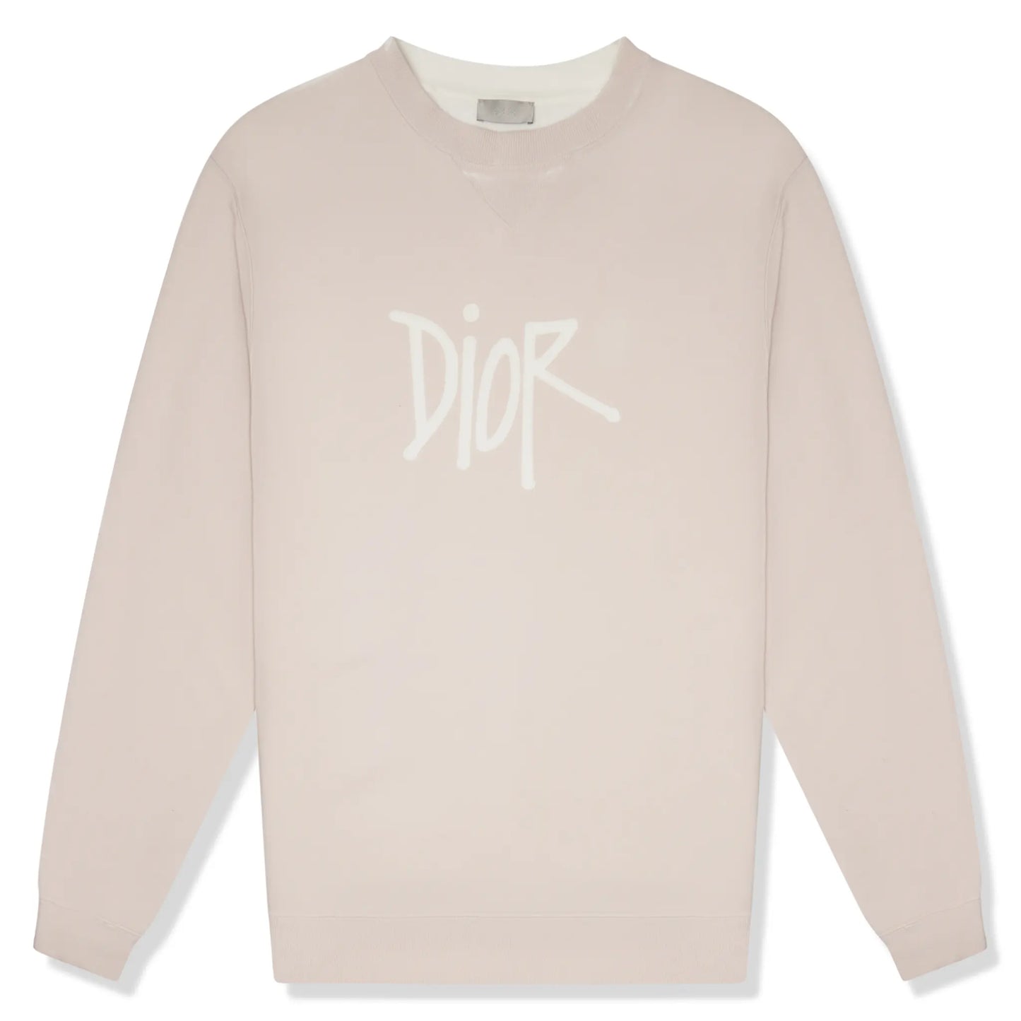 Preloved - Dior x Shawn Stussy Bee Garment-Dyed Pink Sweatshirt