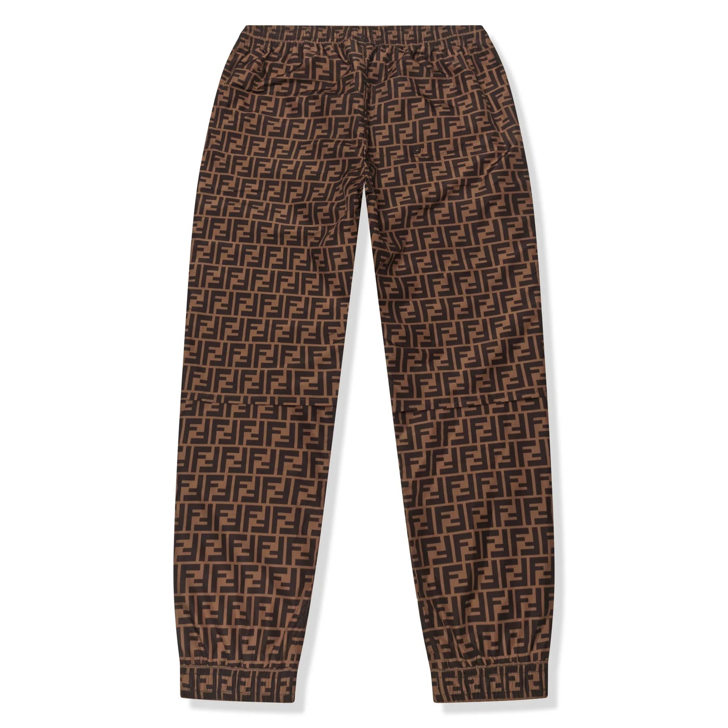 Preloved - Fendi FF Logo Brown Nylon Track Pants