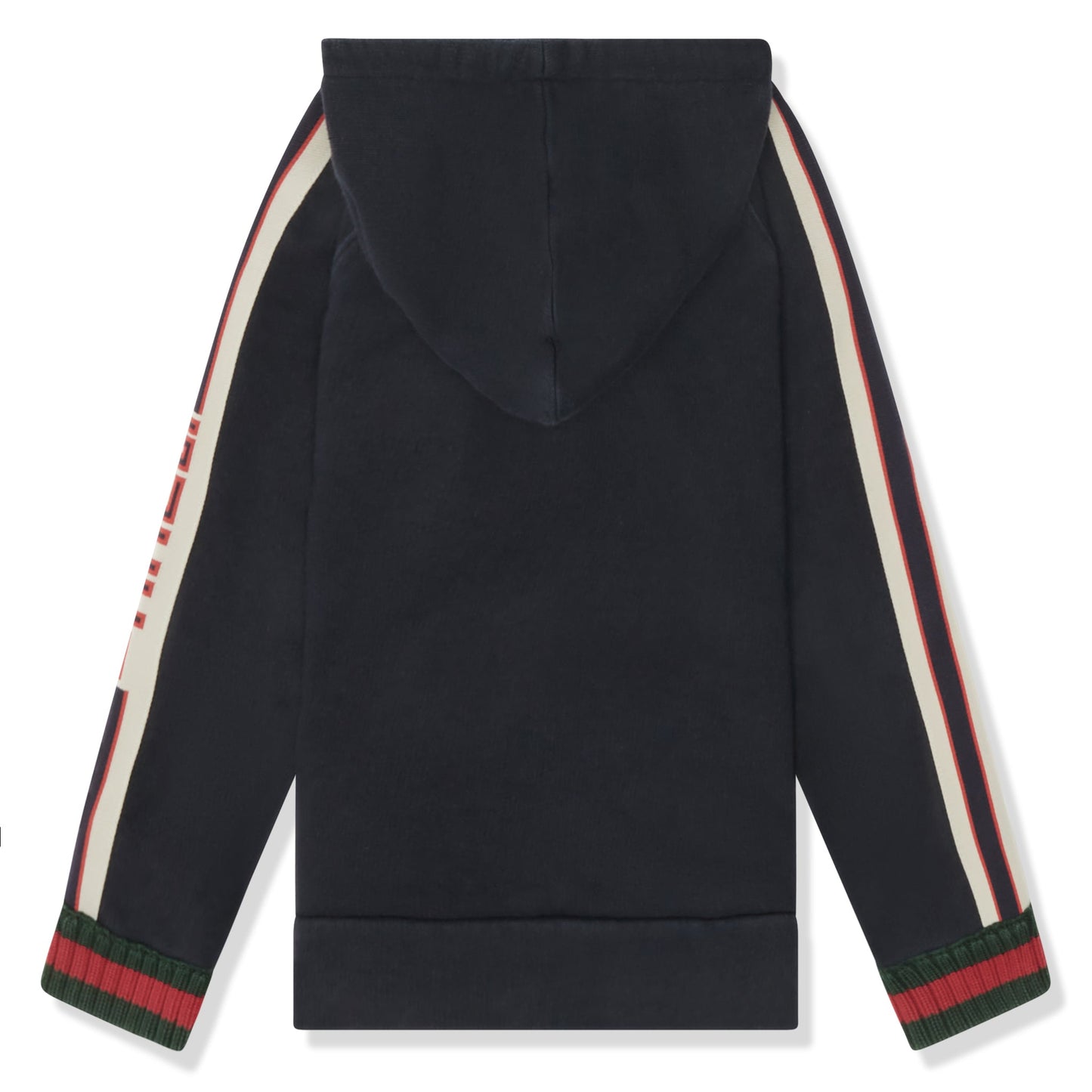 Preloved - Gucci Side Stripe Logo Cotton Blue Kids Hoodie