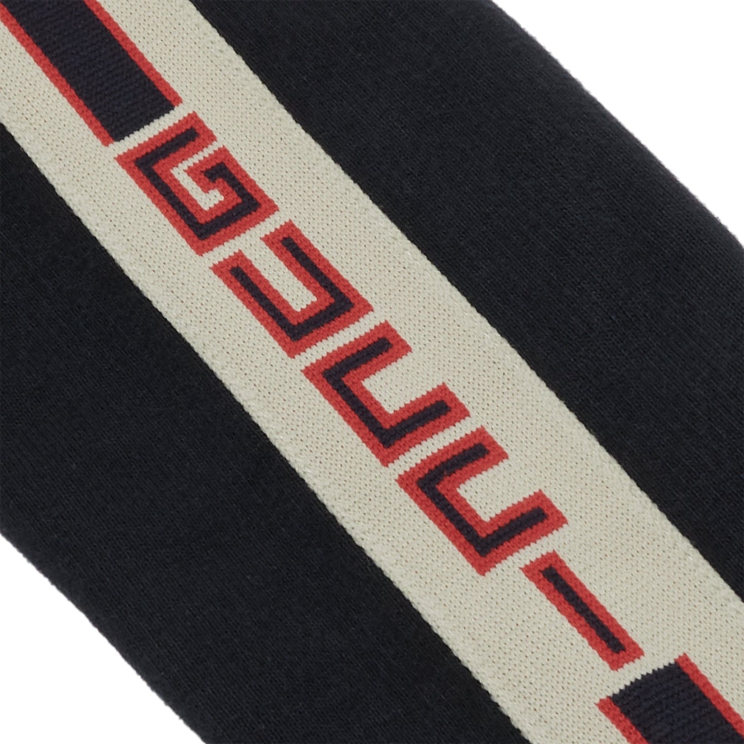 Preloved - Gucci Side Stripe Logo Cotton Blue Kids Hoodie