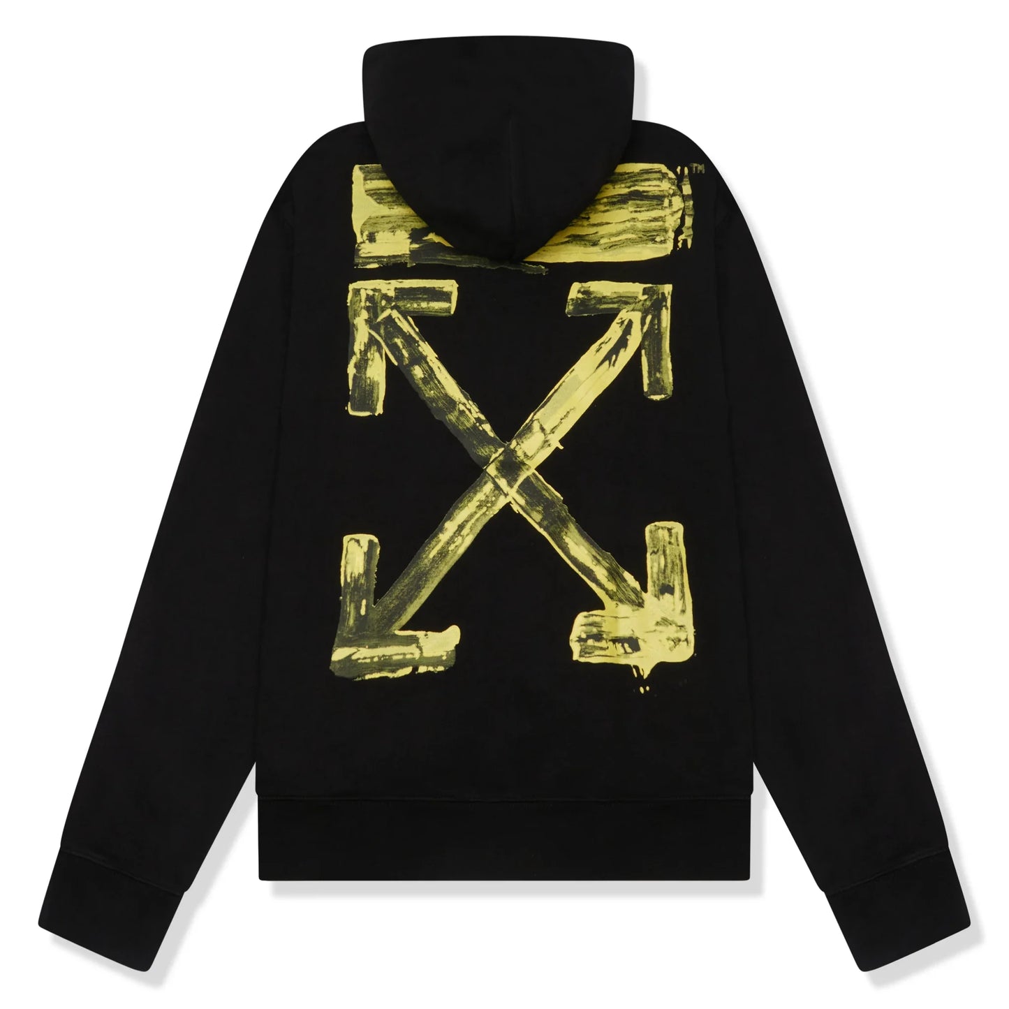 Preloved - Off-White Acrylic Arrows Black Multi-Strings Hoodie