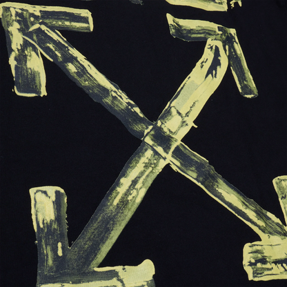 Preloved - Off-White Acrylic Arrows Black Multi-Strings Hoodie