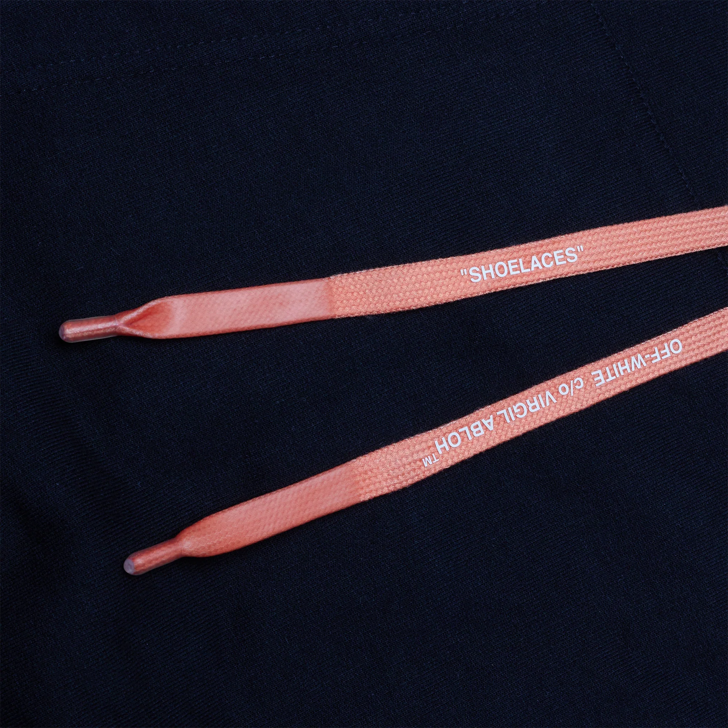 Preloved - Off-White Acrylic Arrows Black Multi-Strings Hoodie