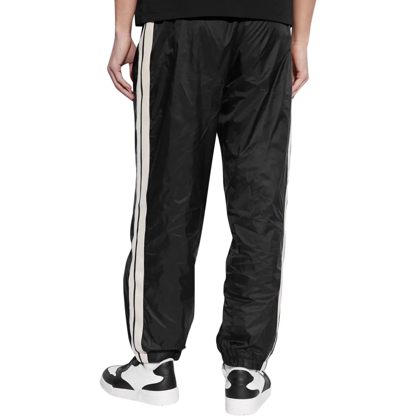 Preloved - Palm Angels Nylon Black White Track Pants