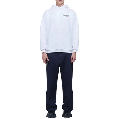 Preloved - Balenciaga Political Campaign Logo White Hoodie