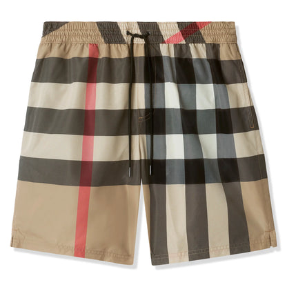 Preloved - Burberry Check Beige Swim Shorts