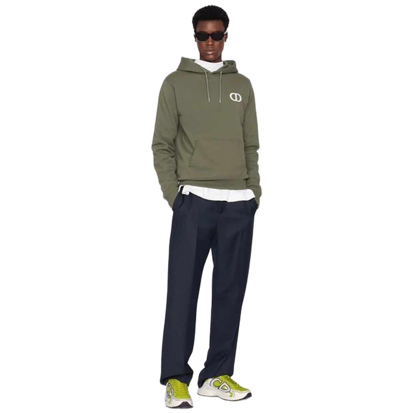 Preloved - Dior CD Icon Khaki Olive Hoodie