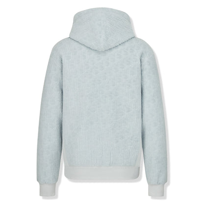 Preloved - Dior Oblique Towelling Terry Blue Hoodie