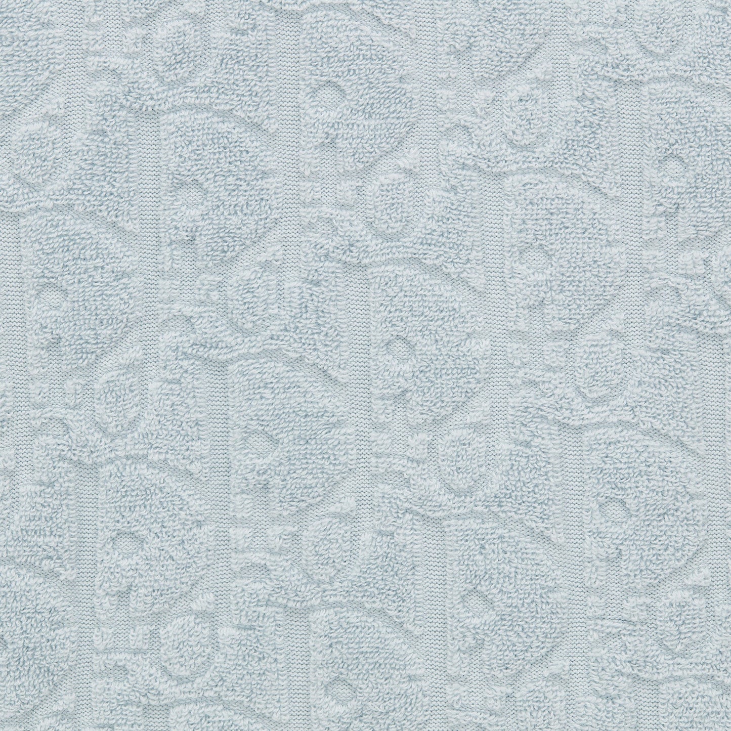 Preloved - Dior Oblique Towelling Terry Blue Hoodie