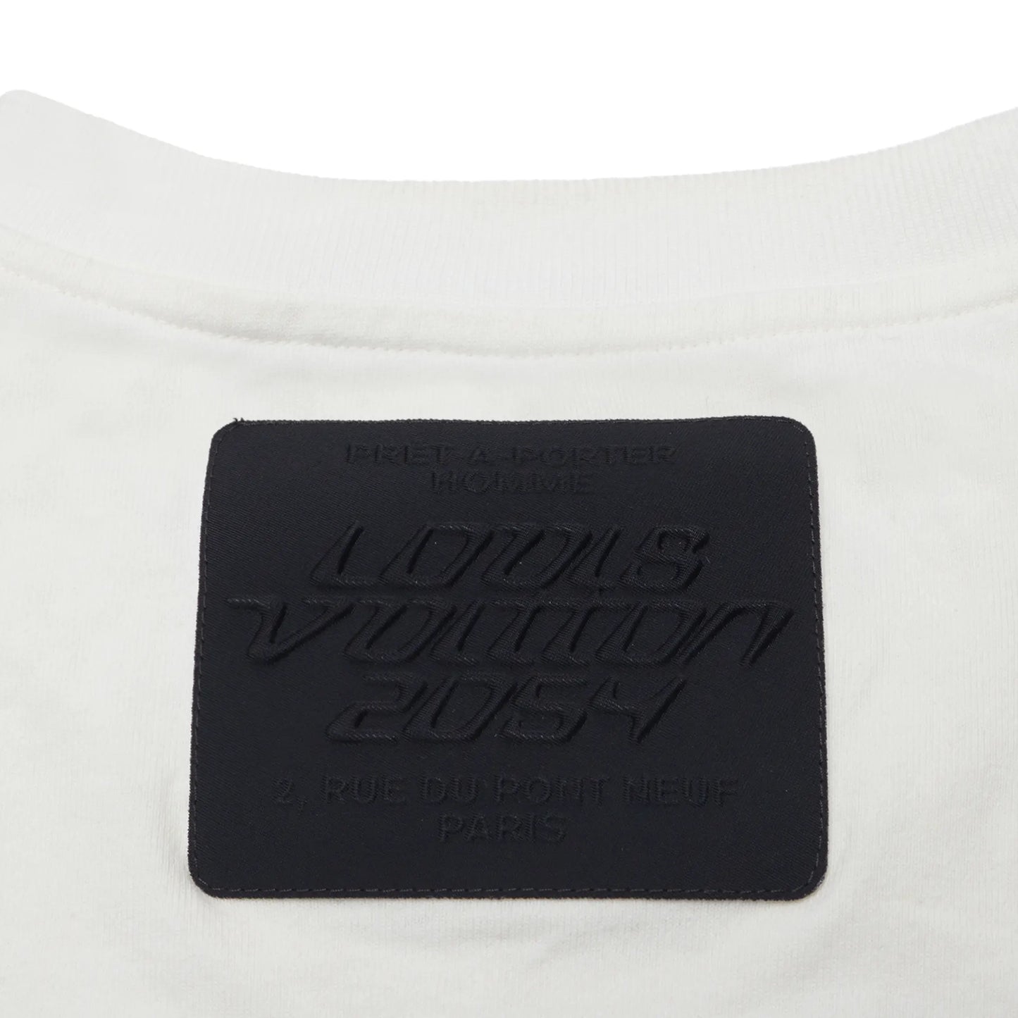 Preloved - Louis Vuitton 2054 Planes White T Shirt