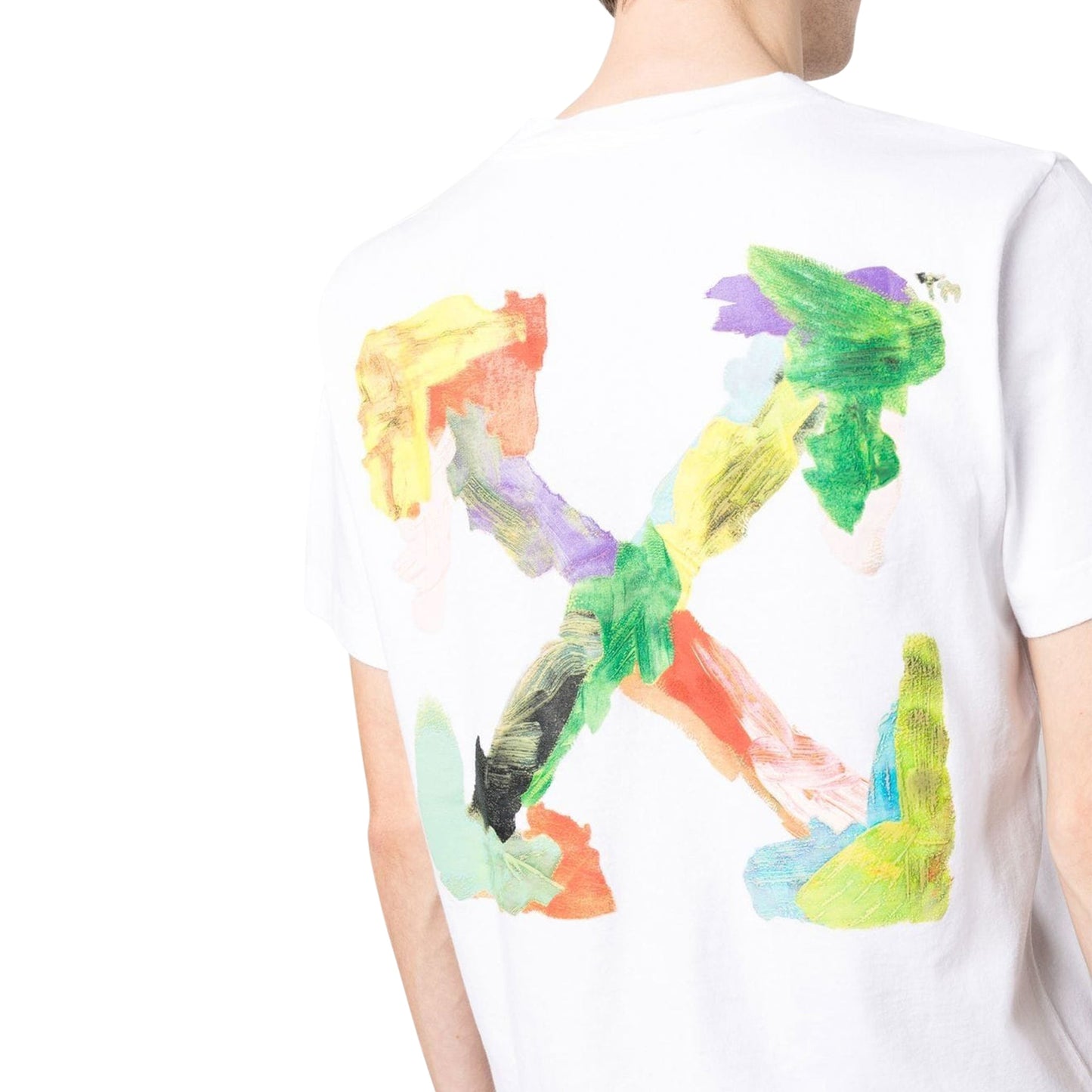 Preloved - Off-White Brush Arrows White Multicolour T Shirt