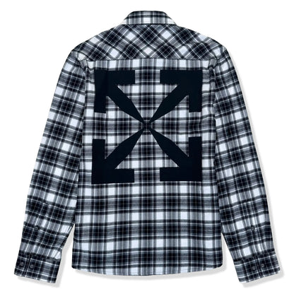 Preloved - Off-White Checked Arrow Black White Shirt