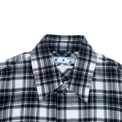 Preloved - Off-White Checked Arrow Black White Shirt