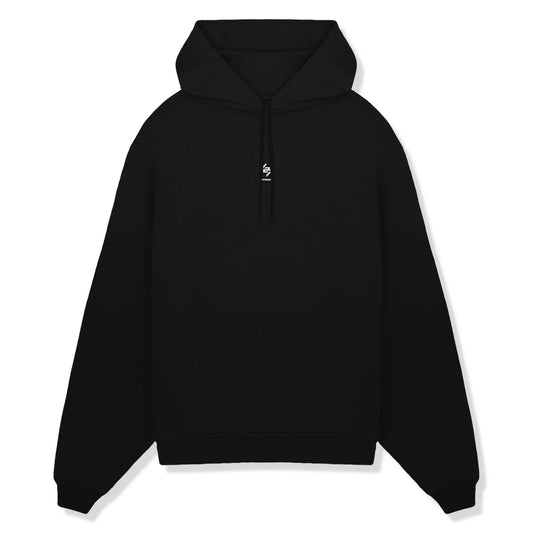 Represent 247 Oversized Jet Black Hoodie