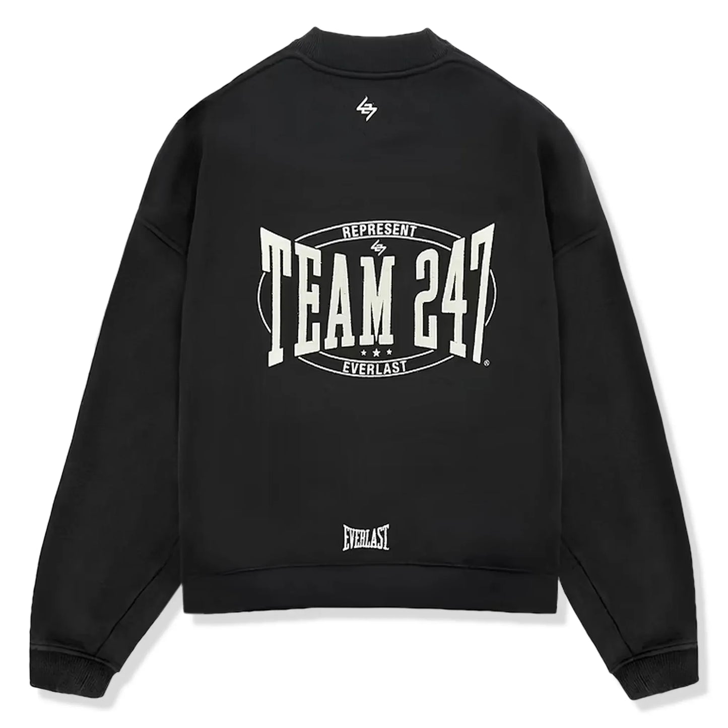 Represent 247 X Everlast Training Camp Boxy Off Black Sweatshirt