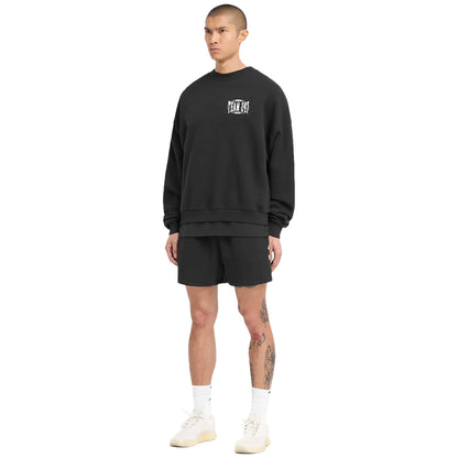 Represent 247 X Everlast Training Camp Boxy Off Black Sweatshirt