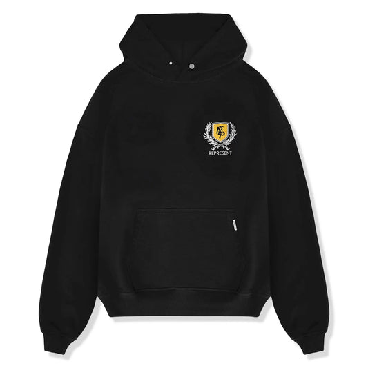 Represent Crest Black Hoodie