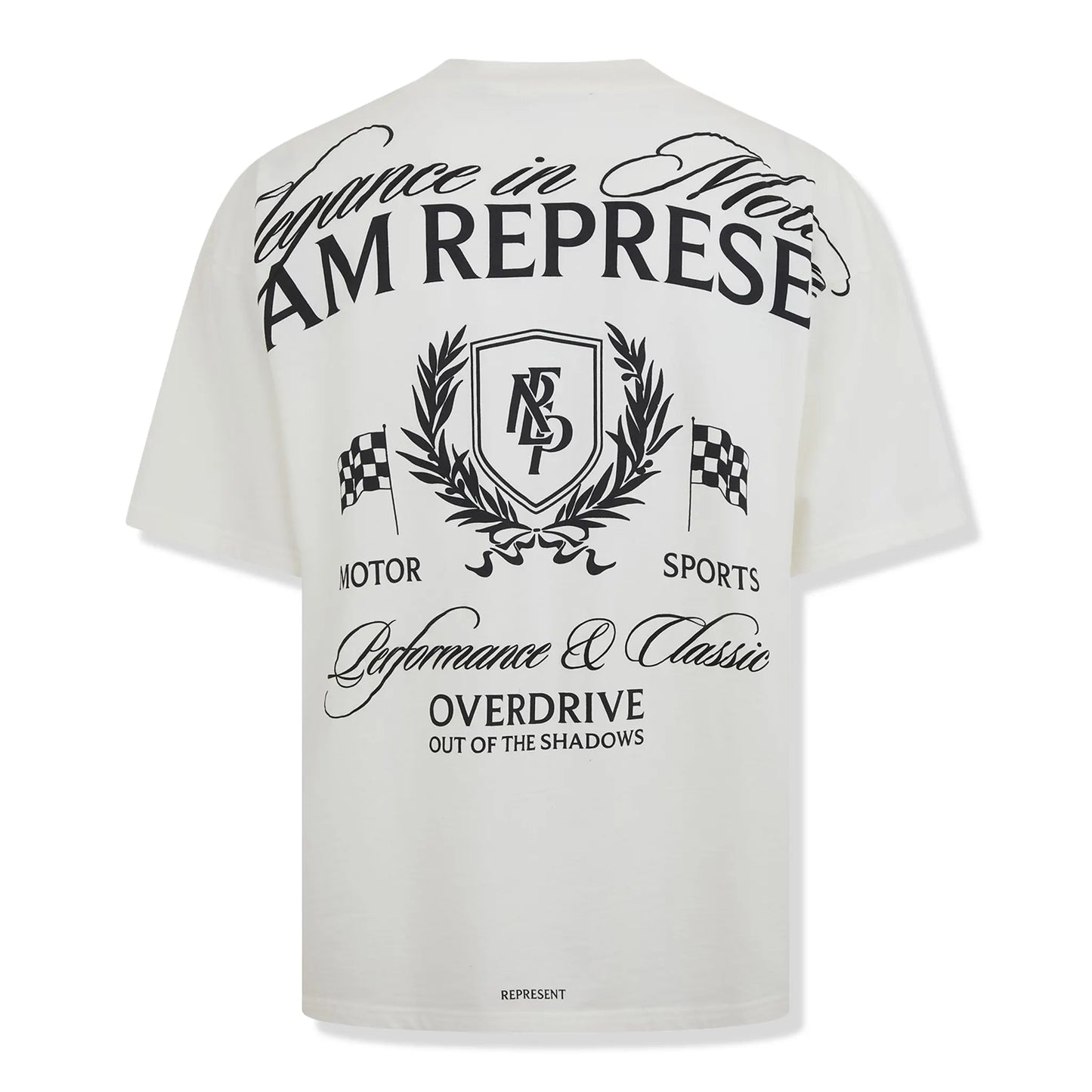 Represent Crest White T Shirt
