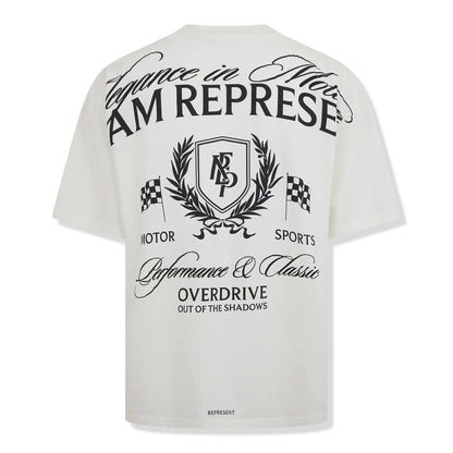 Represent Crest White T Shirt