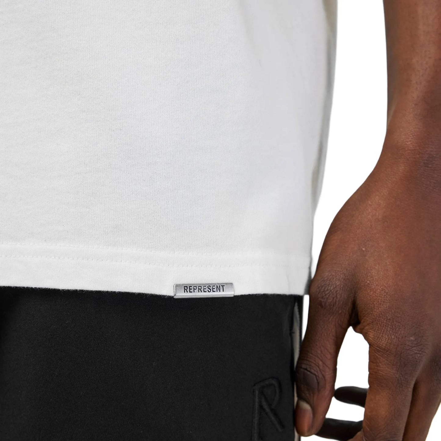 Represent Crest White T Shirt