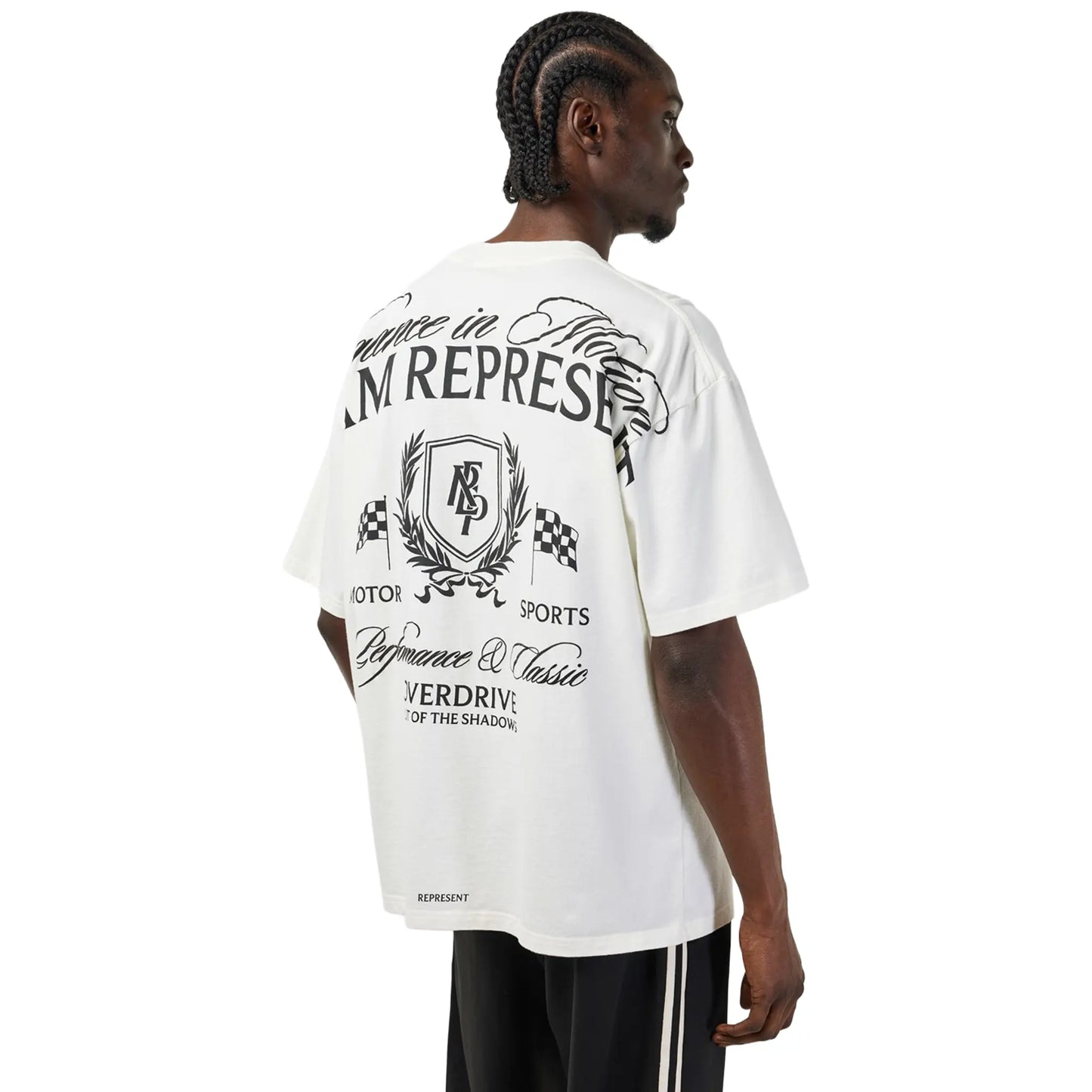 Represent Crest White T Shirt