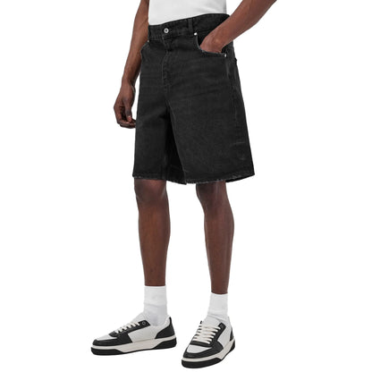 Represent Tailored Denim Black Shorts