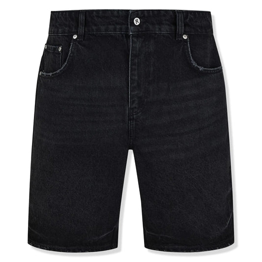 Represent Tailored Denim Black Shorts