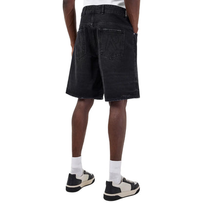 Represent Tailored Denim Black Shorts