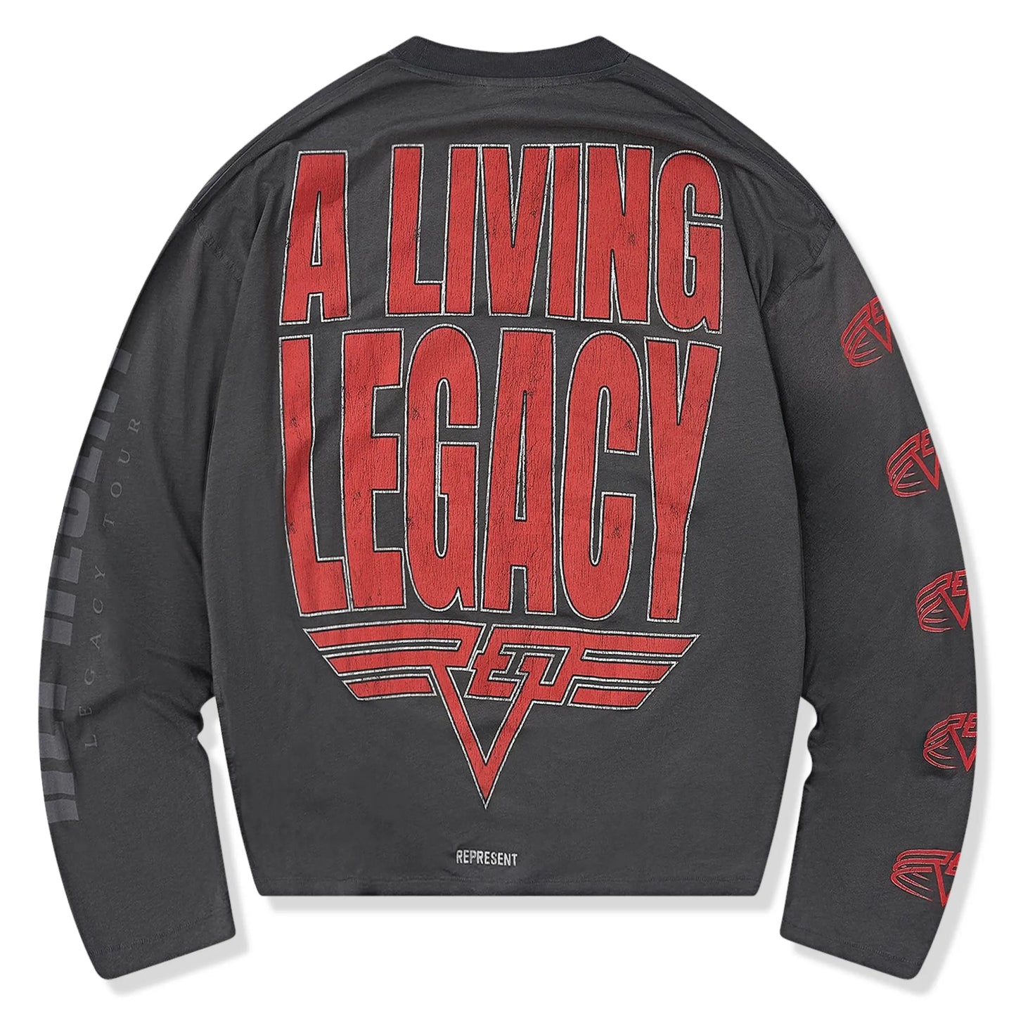 Represent Legacy Tour Reversible L/S Grey T Shirt