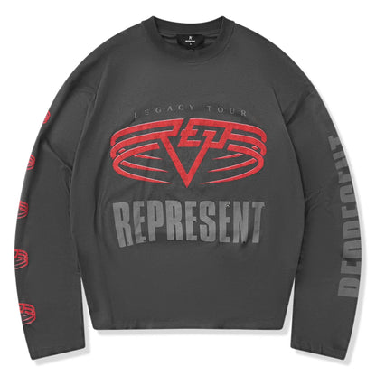Represent Legacy Tour Reversible L/S Grey T Shirt