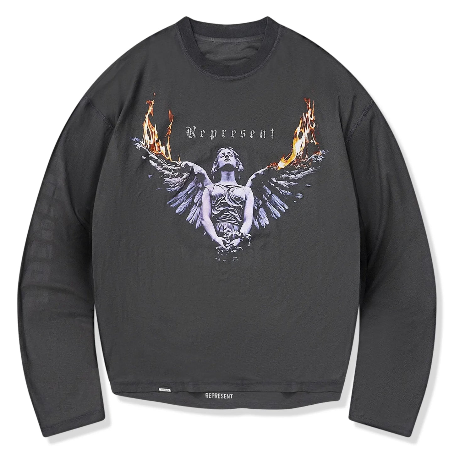 Represent Legacy Tour Reversible L/S Grey T Shirt