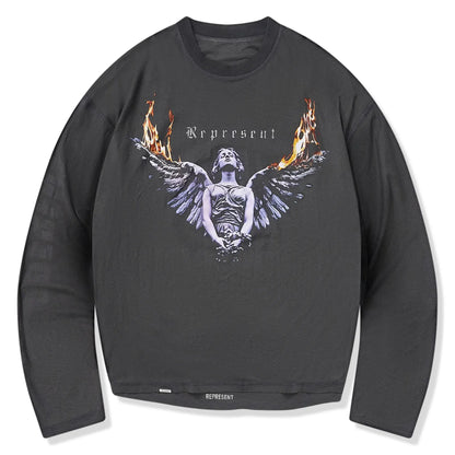 Represent Legacy Tour Reversible L/S Grey T Shirt