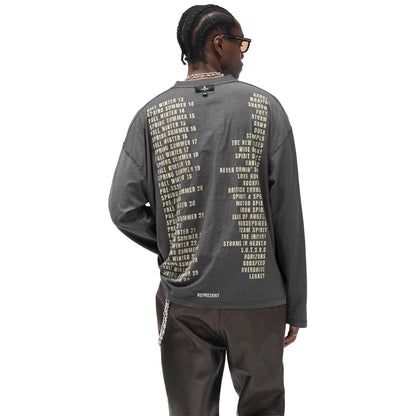 Represent Legacy Tour Reversible L/S Grey T Shirt