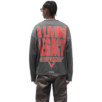 Represent Legacy Tour Reversible L/S Grey T Shirt