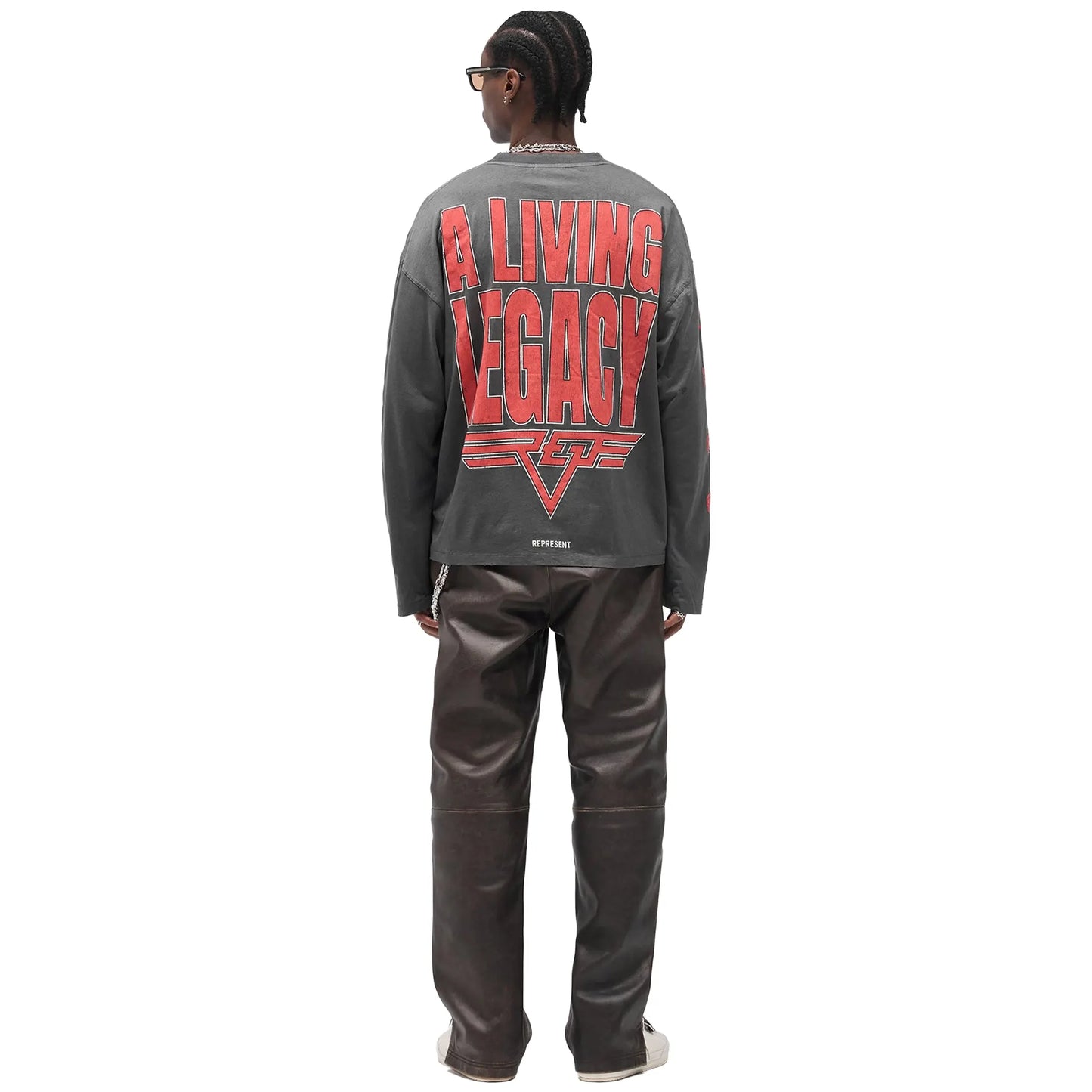 Represent Legacy Tour Reversible L/S Grey T Shirt