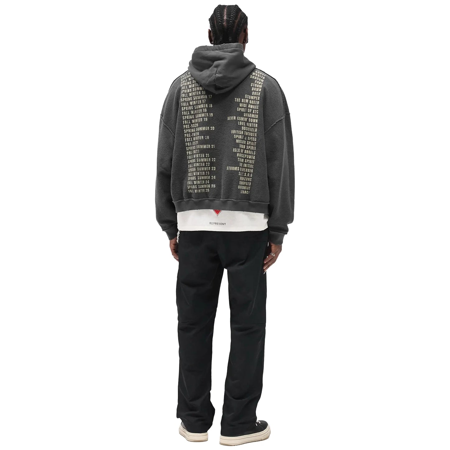 Represent Living Legacy Tour Reversible Grey Hoodie