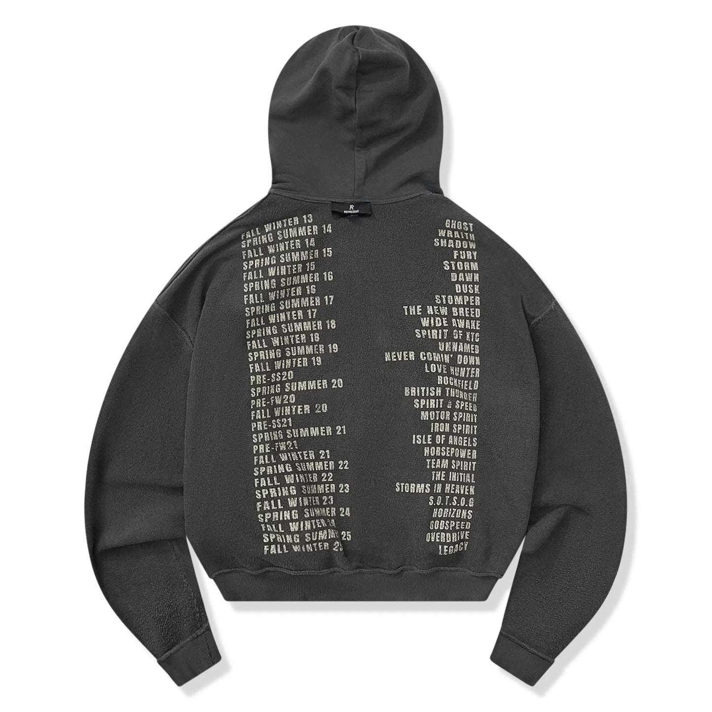 Represent Living Legacy Tour Reversible Grey Hoodie