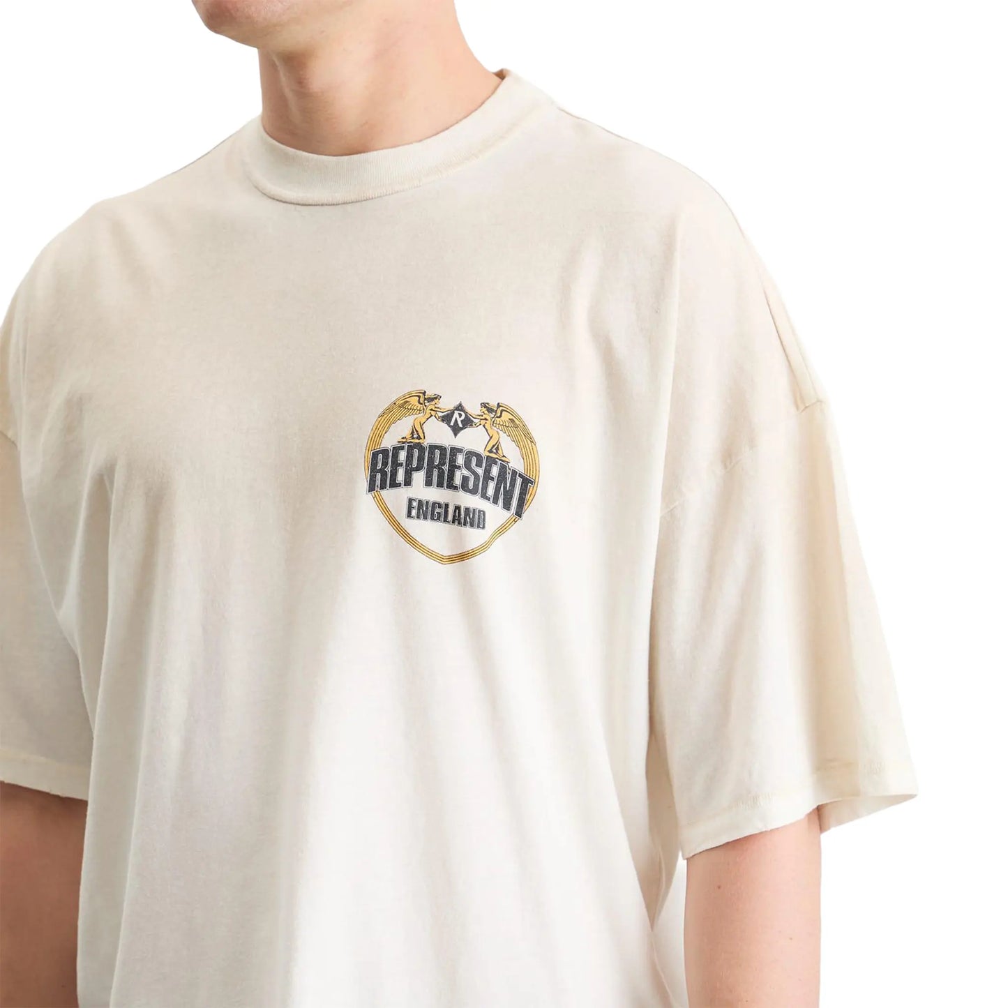 Represent Rep Angel Border White T Shirt