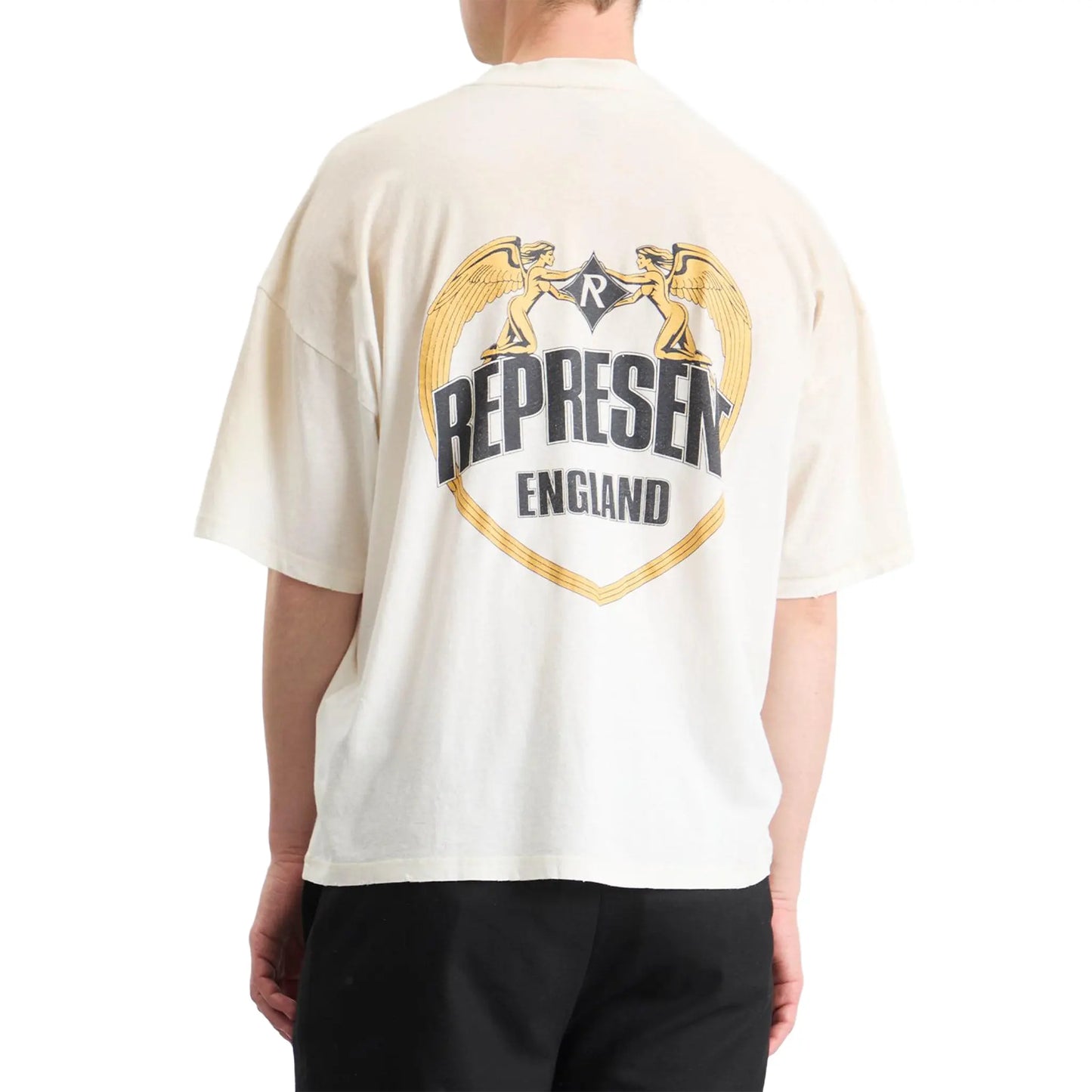 Represent Rep Angel Border White T Shirt