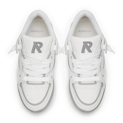 Represent Studio White Grey Sneakers