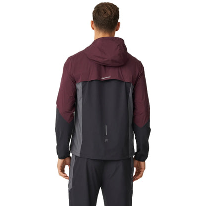 Reprimo Impact Burgundy Obsidian Windbreaker
