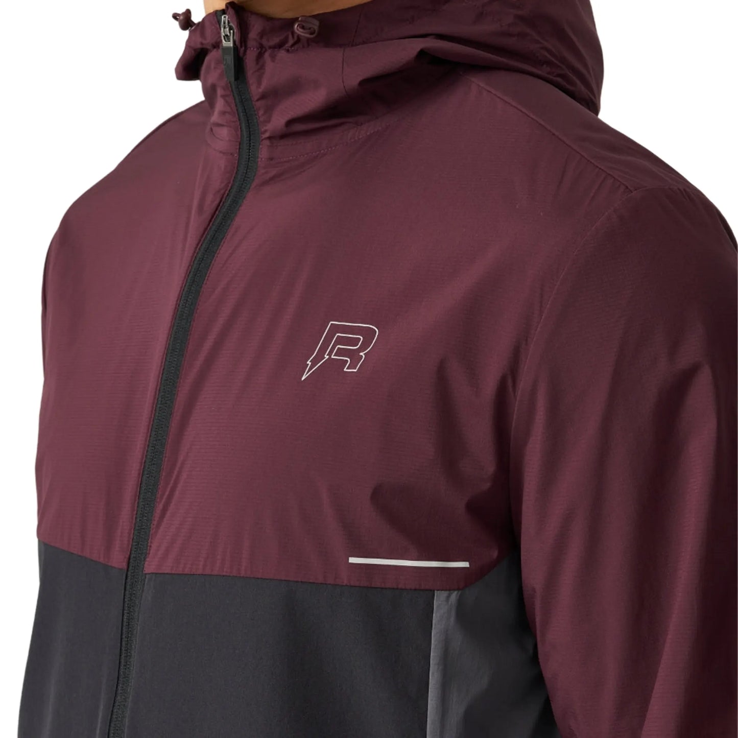 Reprimo Impact Burgundy Obsidian Windbreaker