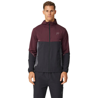 Reprimo Impact Burgundy Obsidian Windbreaker