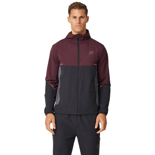 Reprimo Impact Burgundy Obsidian Windbreaker