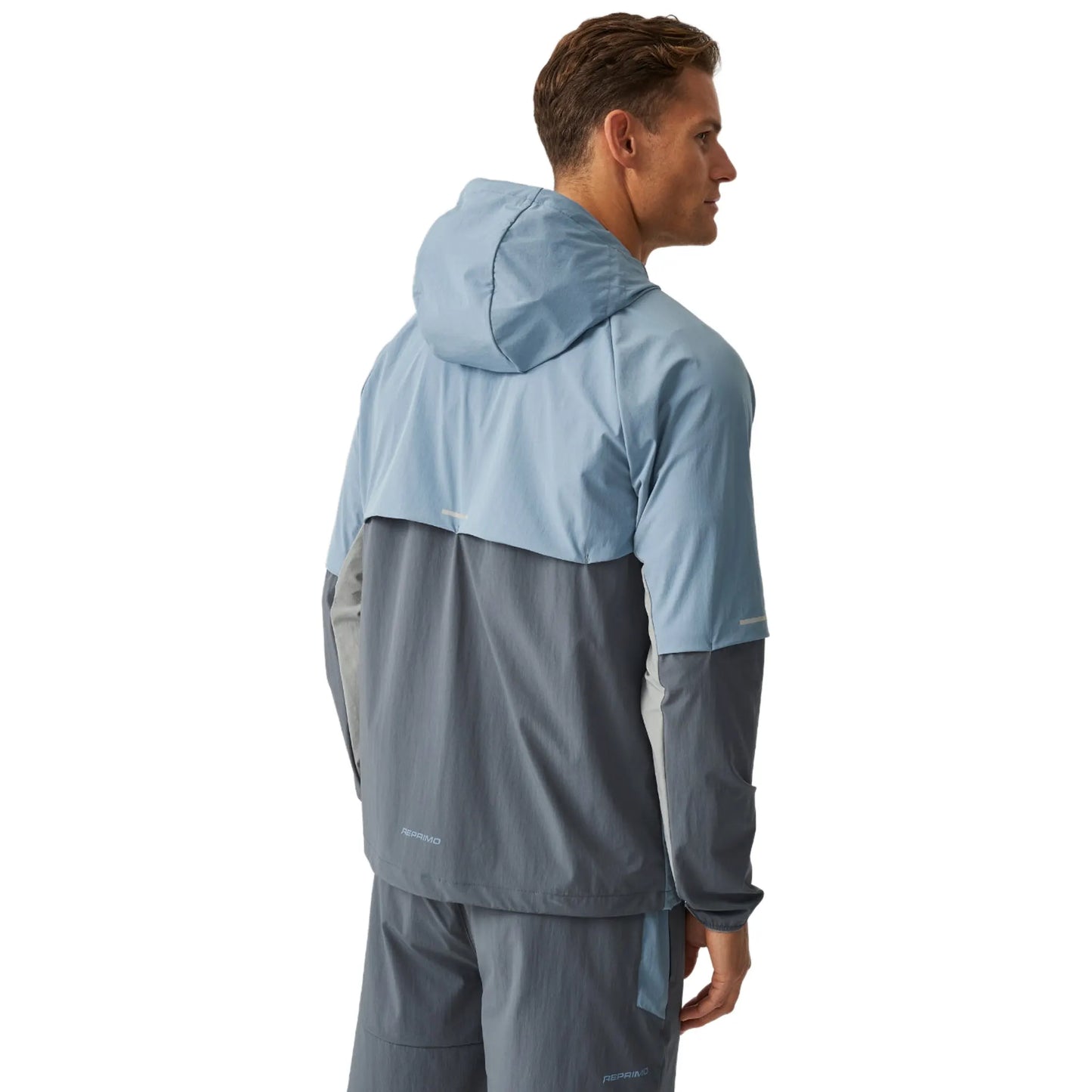 Reprimo Vortex Turbulence Dusky Blue Windbreaker