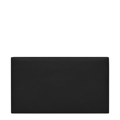 Saint Laurent Uptown Grain De Poudre Leather Black Pouch