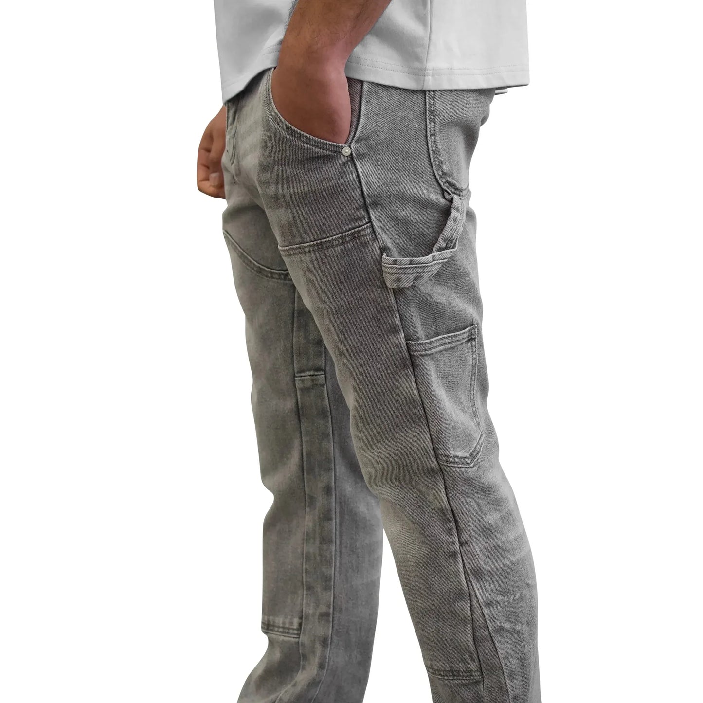 SIARR Carpenter Jeans Light Grey