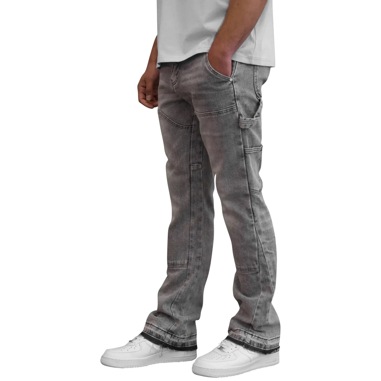 SIARR Carpenter Jeans Light Grey
