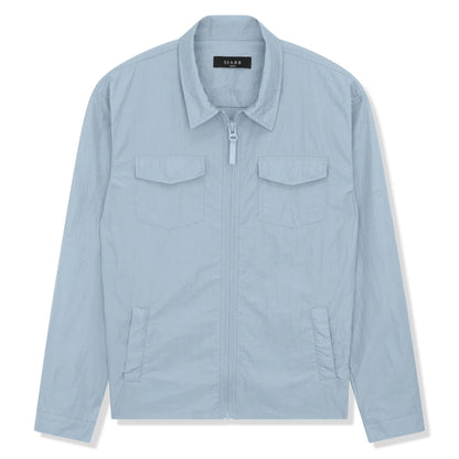 SIARR Crinkle Baby Blue Overshirt